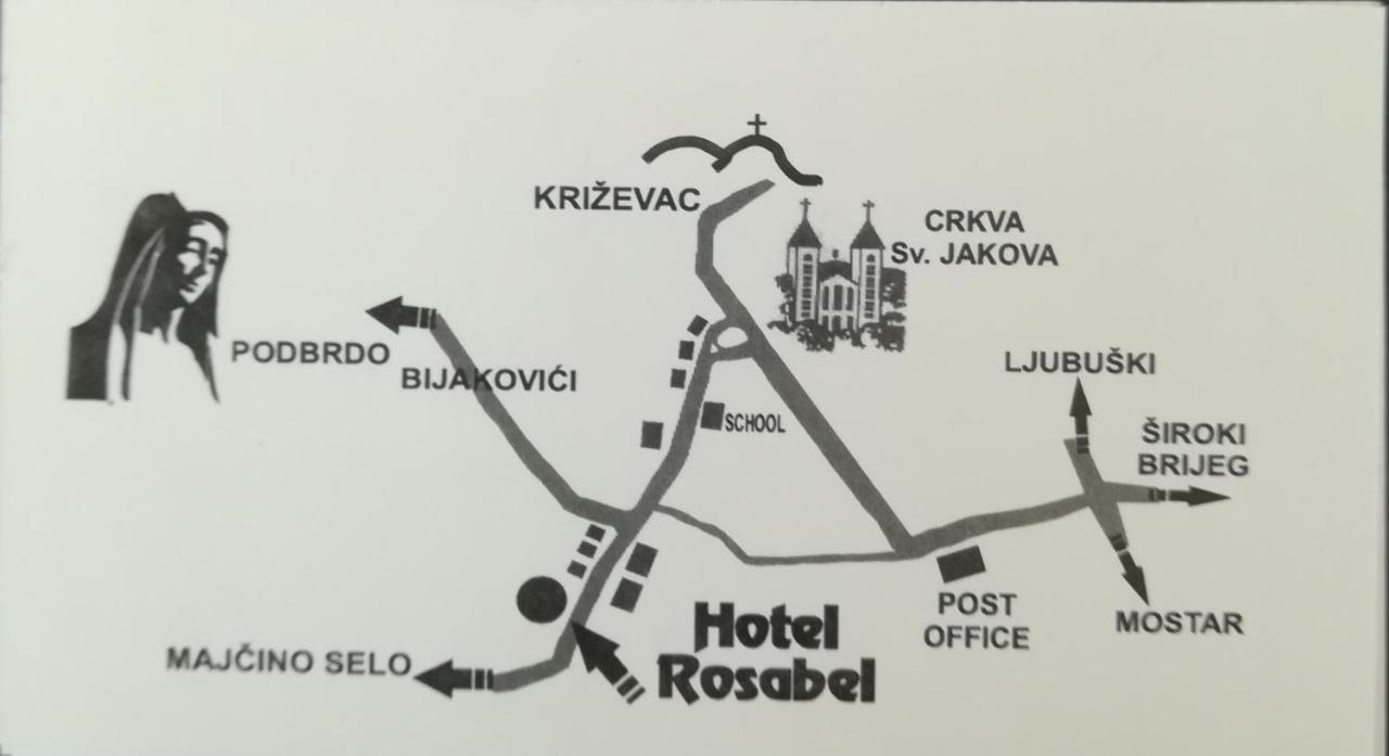 Hotel Rosabel Međugorje 외부 사진